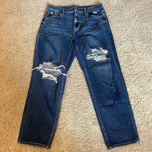 american eagle mom straight jean